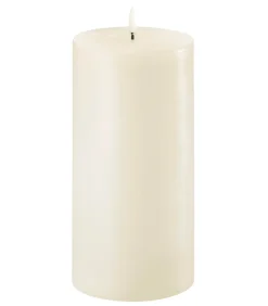 Uyuni Bougie LED Pillar Ivoire, 10.1 x 25 cm* Bougies Led