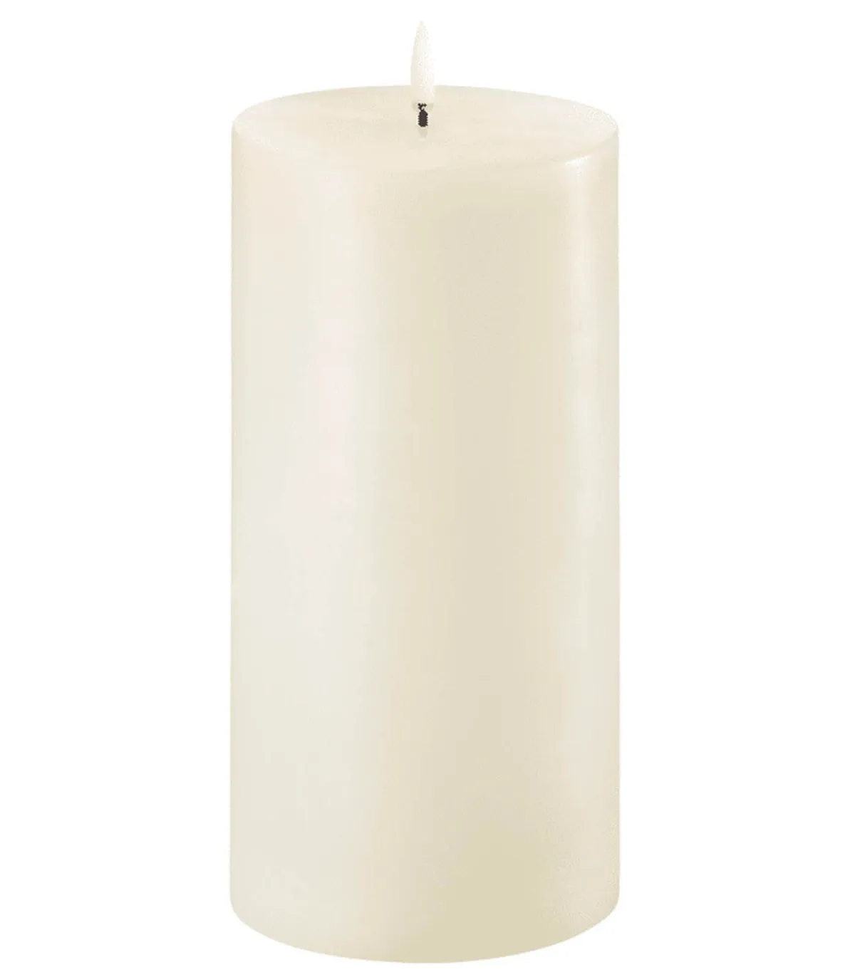 Uyuni Bougie LED Pillar Ivoire, 10.1 x 25 cm* Bougies Led