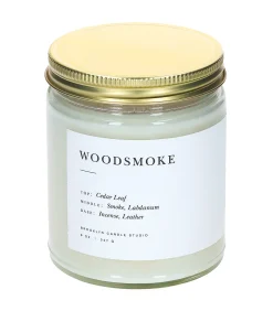 Brooklyn Candle Studio Bougie végétale parfumée Minimalist Woodsmoke* Bougies Parfumées