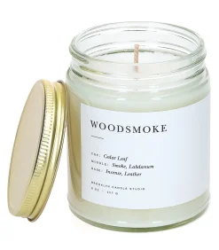 Brooklyn Candle Studio Bougie végétale parfumée Minimalist Woodsmoke* Bougies Parfumées