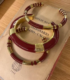 Aurélie Bidermann Bracelet Katt Bordeaux*Femme Bracelets