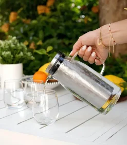 Cookut Carafe en Verre et Inox Filtrante* Ustensiles & Accessoires