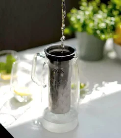 Cookut Carafe en Verre et Inox Filtrante* Ustensiles & Accessoires