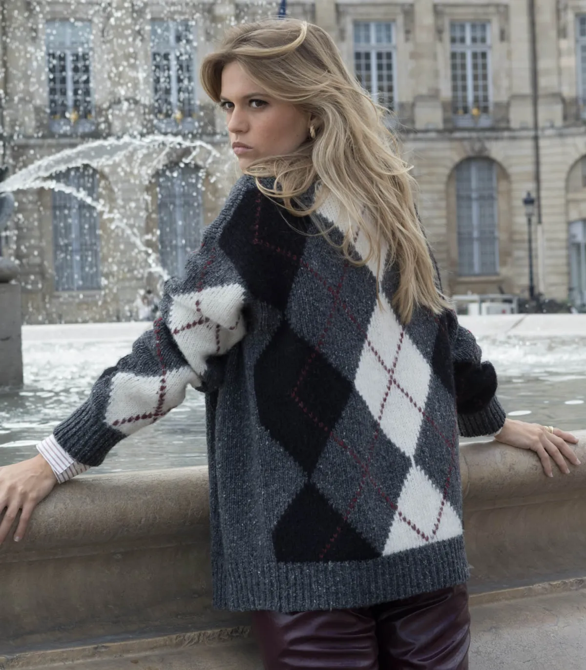 Atomofactory Cardigan en jacquard*Femme Mailles & Sweats