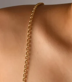 Feidt Paris Chaîne en jaune Jaseron 50 cm*Femme Colliers