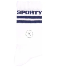 Sporty & Rich Chaussettes Bold Logo*Femme Lingerie|Sous-Vêtements