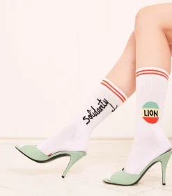 Bella Freud Chaussettes Lion en coton*Femme Lingerie