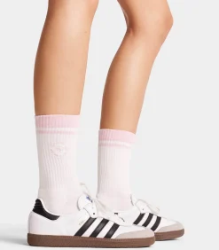 Sporty & Rich Chaussettes SRHWC White/Ballet*Femme Lingerie