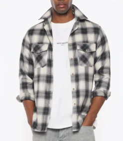 ACE DENIM Chemise Homme AD177*Femme Hauts|Chemises