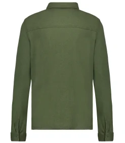 Majestic Filatures Chemise homme Manches Longues Army*Homme Chemises