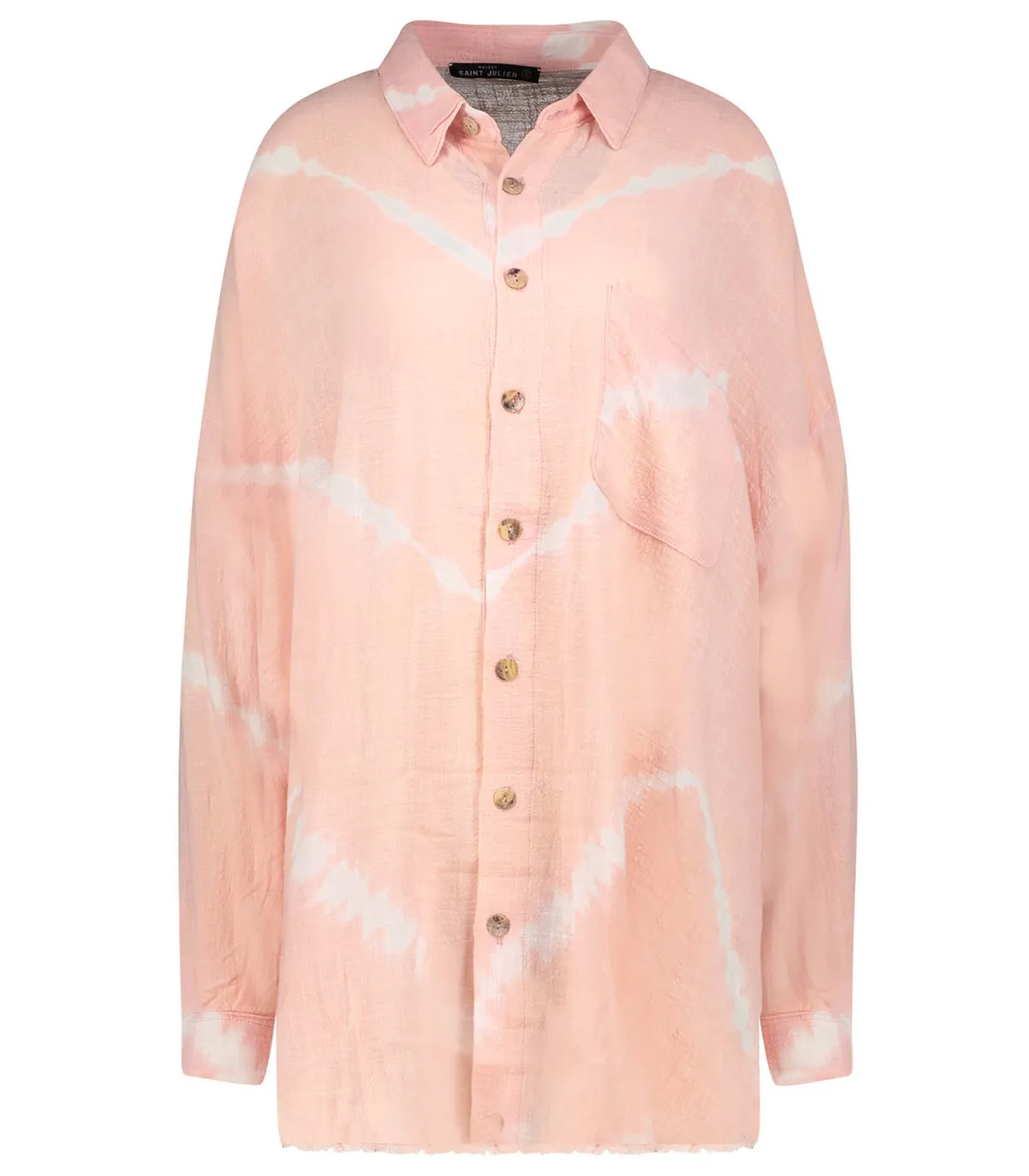 Maison Saint Julien Chemise Oversize Mykonos Tie & Dye Pink*Femme Hauts|Robes