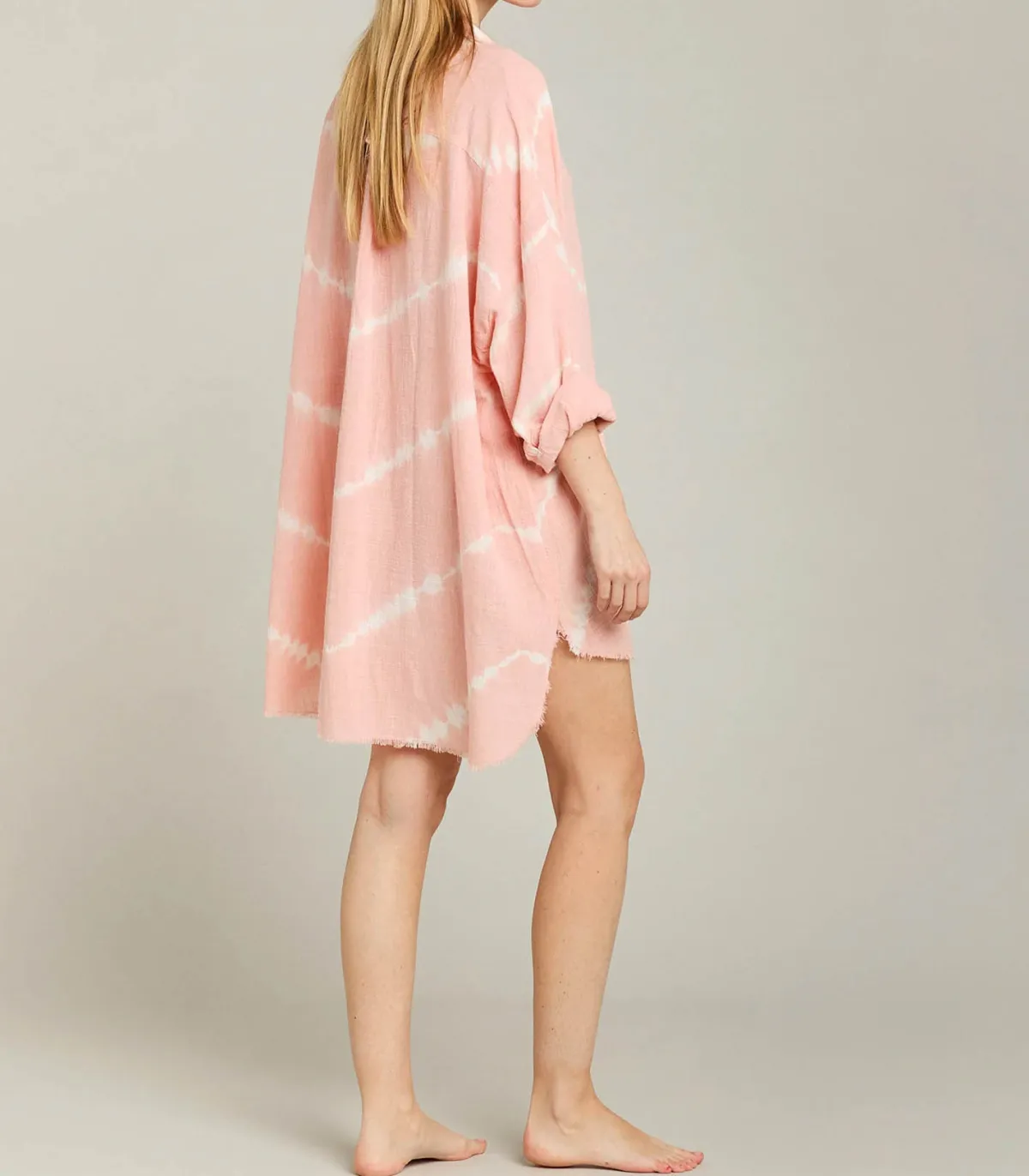 Maison Saint Julien Chemise Oversize Mykonos Tie & Dye Pink*Femme Hauts|Robes