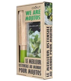 Cookut Coffret Cadeau Ustensile Mojito, Pailles, Livre* Ustensiles & Accessoires