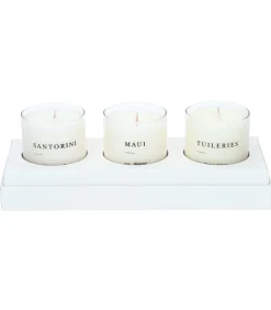 Brooklyn Candle Studio Coffret de 3 bougies végétales parfumées Escapist frais et floral* Bougies Parfumées