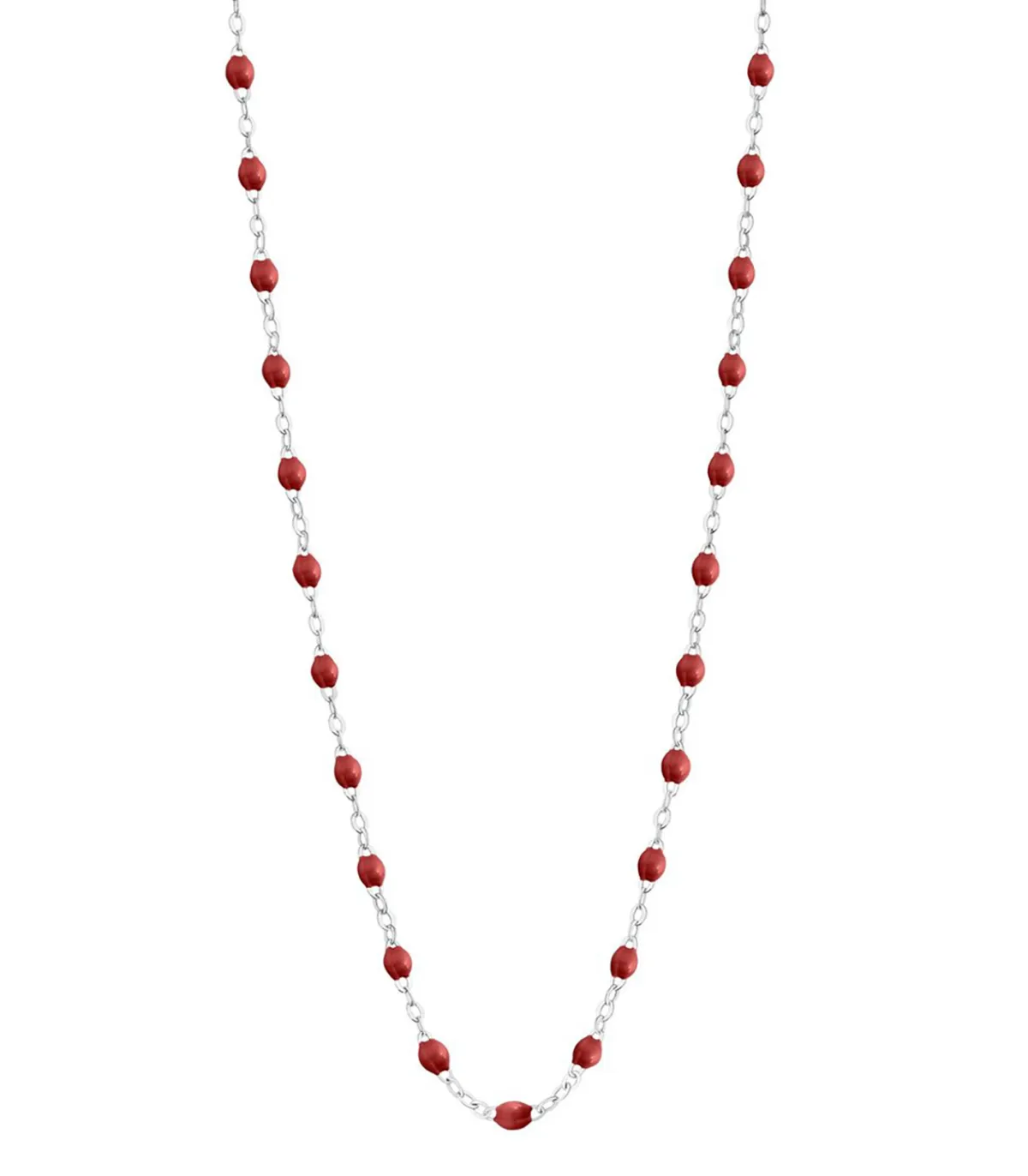 Gigi Clozeau Collier or blanc et perles de résine 42 cm*Femme Colliers