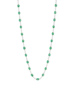 Gigi Clozeau Collier or blanc et perles de résine 42 cm*Femme Colliers