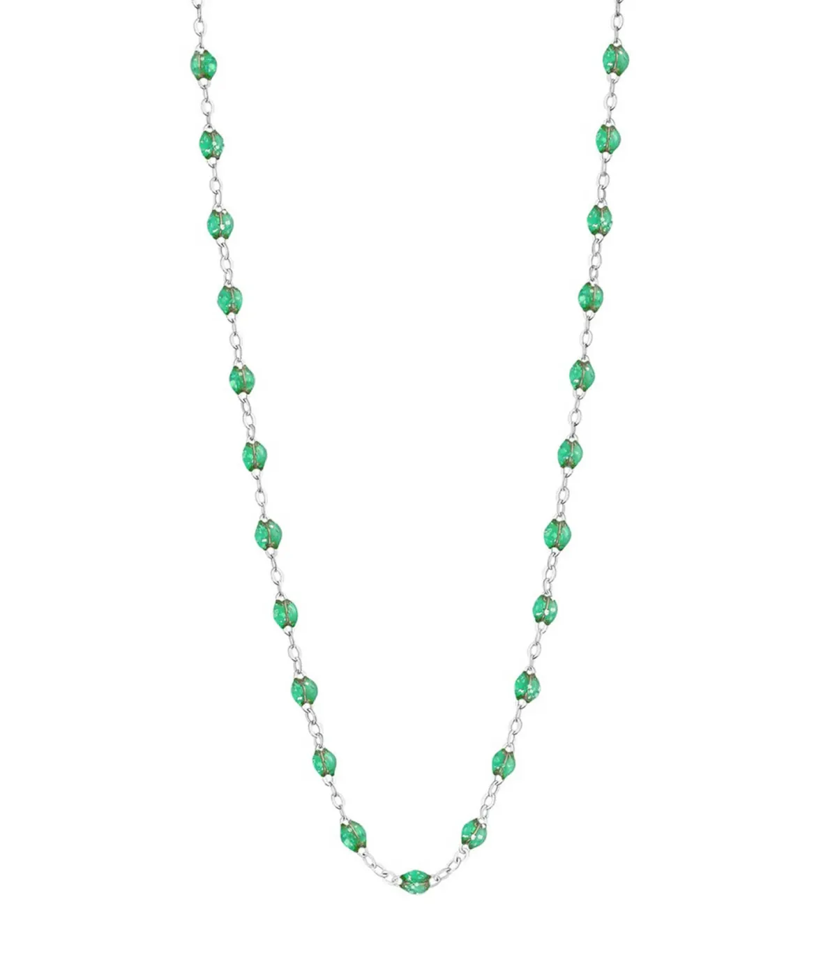 Gigi Clozeau Collier or blanc et perles de résine 42 cm*Femme Colliers