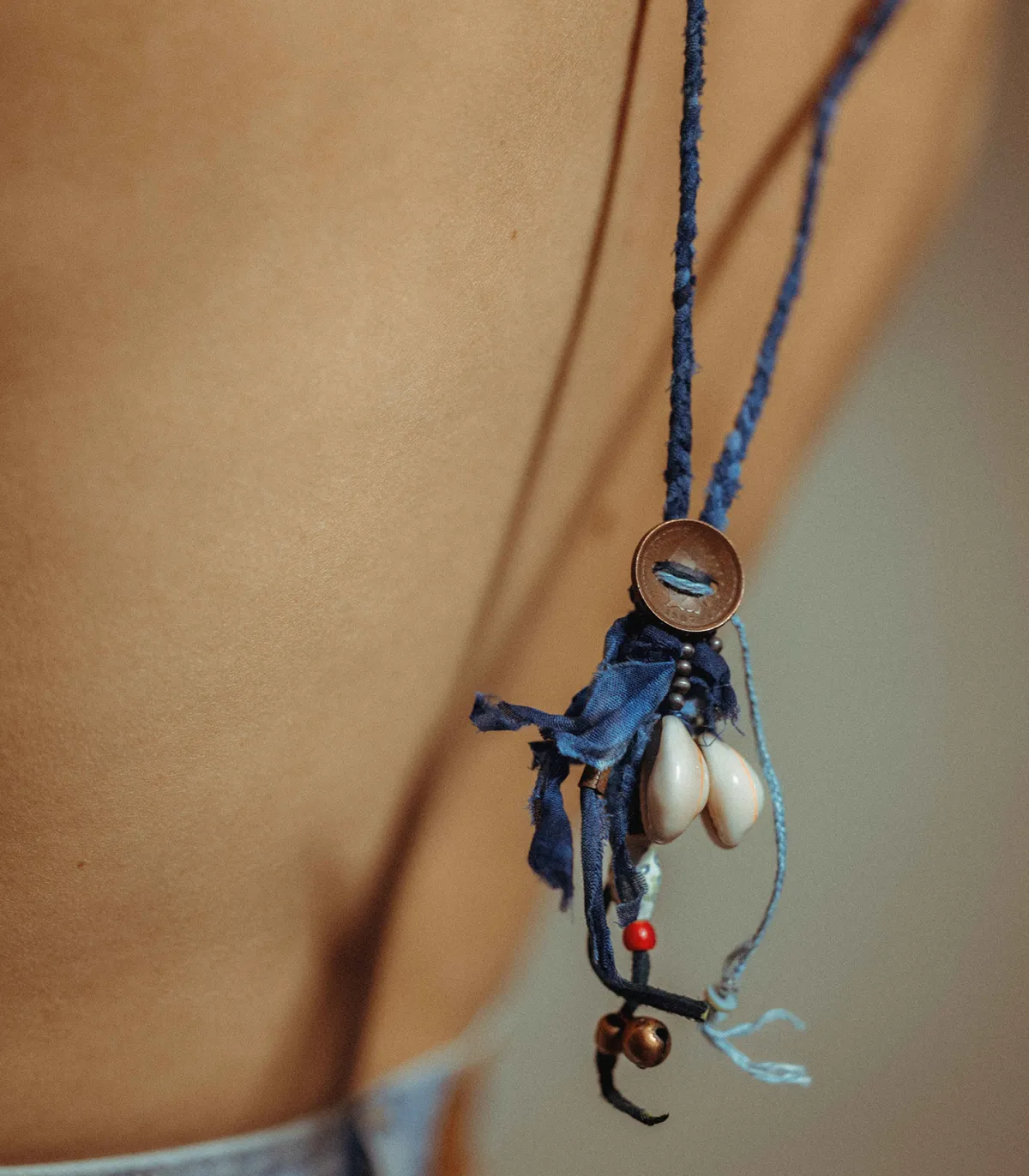 Harpo Collier sautoir Cauri Pièce indien*Femme Sautoirs|Colliers