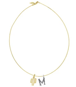 Maison Irem Collier tour de cou Lettre Cactus*Femme Colliers