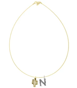 Maison Irem Collier tour de cou Lettre Cactus*Femme Colliers