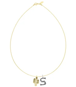 Maison Irem Collier tour de cou Lettre Cactus*Femme Colliers