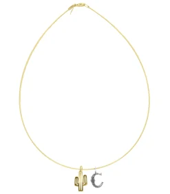 Maison Irem Collier tour de cou Lettre Cactus*Femme Colliers