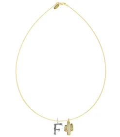 Maison Irem Collier tour de cou Lettre Cactus*Femme Colliers