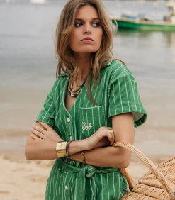 Welcome Bob Combishort Ibiza Garden Stripes*Femme Combinaisons