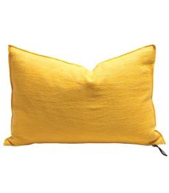 Maison de Vacances Coussin lin lavé froissé 60 x 90 cm tournesol* Coussins