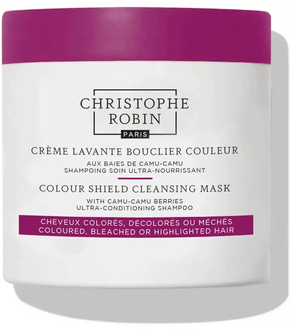 Christophe Robin Crème Lavante Bouclier Couleur aux Baies de Camu-Camu*Femme Soins Cheveux