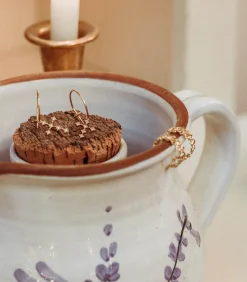 Stone Paris Créoles Divine en or jaune*Femme Boucles D'Oreilles