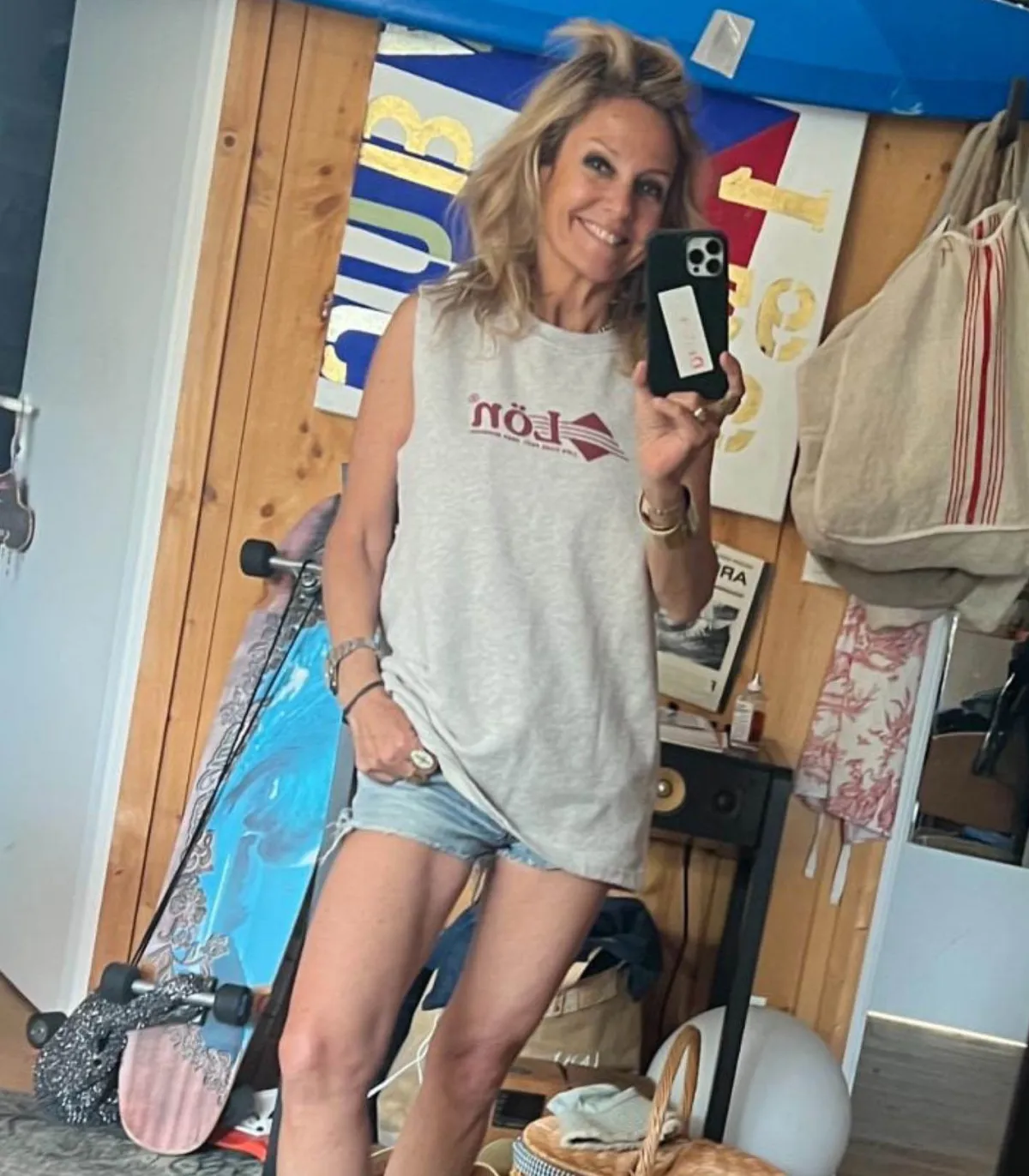 Margaux Lonnberg Débardeur Gordon Gris*Femme Hauts