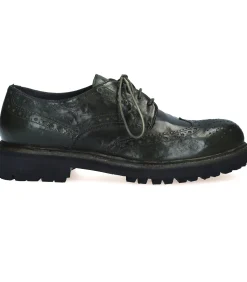 King Tartufoli Derbies Chiesa cuir Kaki*Femme Mocassins