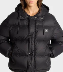 Sporty & Rich Doudoune Running Hooded Down Black*Femme Manteaux & Vestes