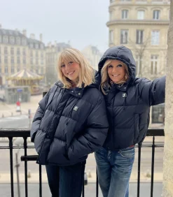 Sporty & Rich Doudoune Running Hooded Down Black*Femme Manteaux & Vestes