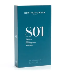 Bon Parfumeur Eau de Parfum 801 Embruns, Cèdre, Pamplemousse 15 ml*Femme Eaux De Parfum|Eaux De Parfum