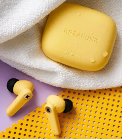 Kreafunk Ecouteurs sans fil aSENSE Soft Yellow* Autres Accessoires High-Tech