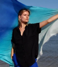 Faliero Sarti Etole Azzurrata Dégradée*Femme Écharpes & Étoles|Faliero Sarti