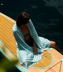 Green Petition Fouta Mare Capri*Femme Accessoires De Plage|Accessoires De Plage