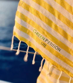 Green Petition Fouta Mare Ochre*Femme Accessoires De Plage|Accessoires De Plage
