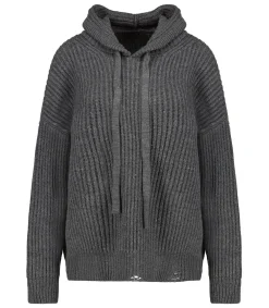 Nine in the Morning Hoodie en Laine Brooke Gris*Femme Mailles & Sweats