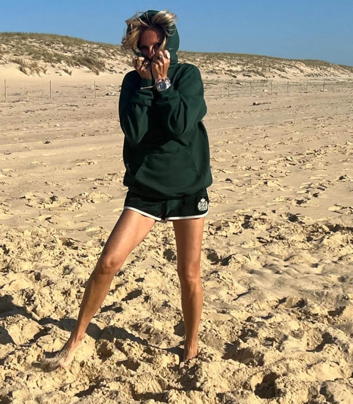 Sporty & Rich Hoodie Health Script Forest*Femme Mailles & Sweats|Sweat-Shirts