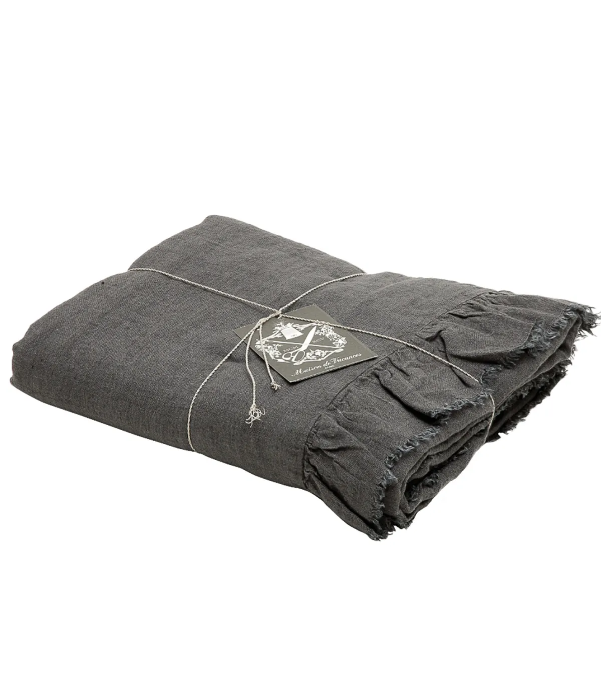 Maison de Vacances Housse de couette Boho Lin Lavé 140 x 200 cm* Linge De Lit