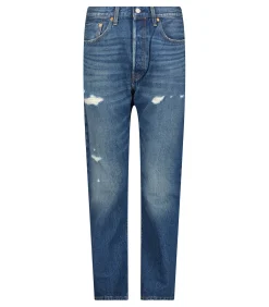 Levi Jean 501® Original Destructed Dark Indigo*Femme Bas