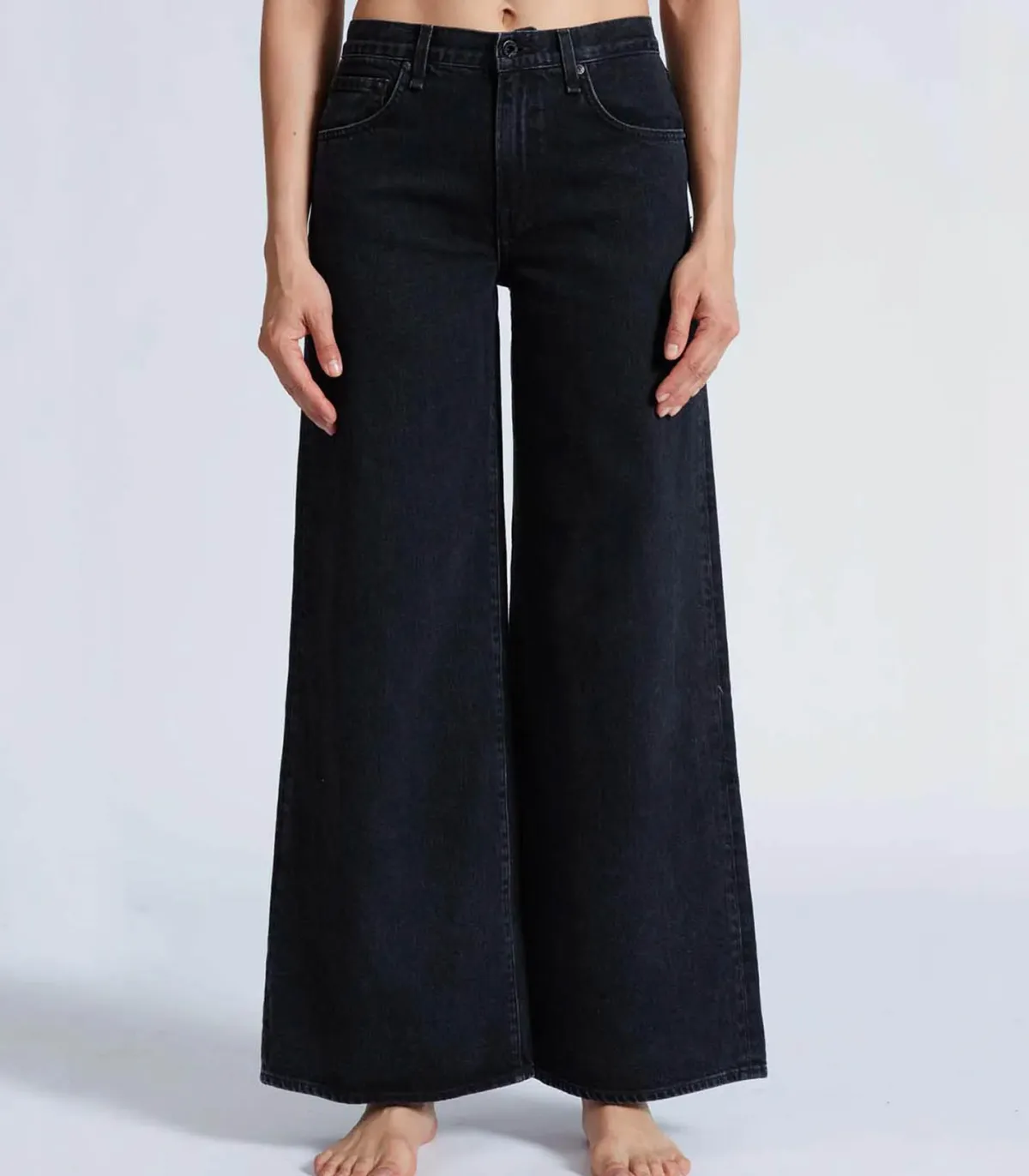 ASKK NY Jean Atomic Wide Leg Stone*Femme Bas