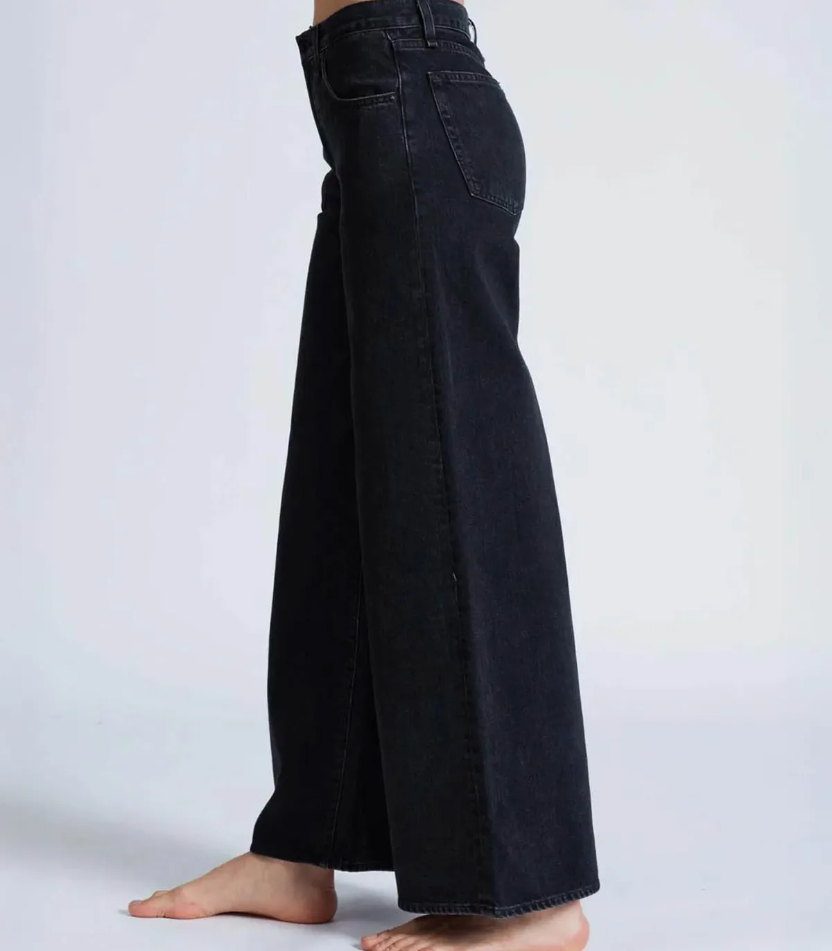 ASKK NY Jean Atomic Wide Leg Stone*Femme Bas