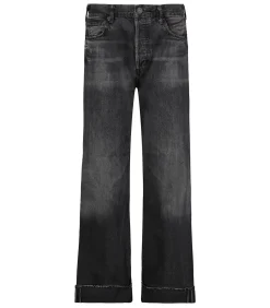 Moussy Vintage Jean Bostwick Wide Straight Black*Femme Bas