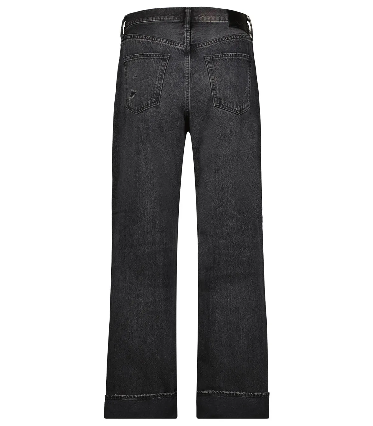 Moussy Vintage Jean Bostwick Wide Straight Black*Femme Bas