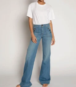 ASKK NY Jean Brick House Wide Leg Dynomite*Femme Bas