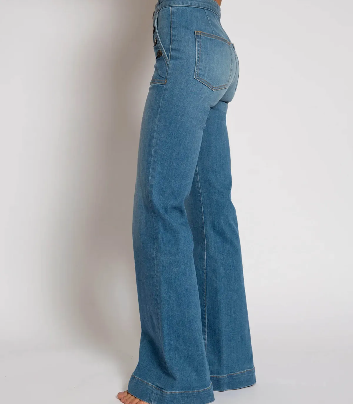 ASKK NY Jean Brick House Wide Leg Dynomite*Femme Bas